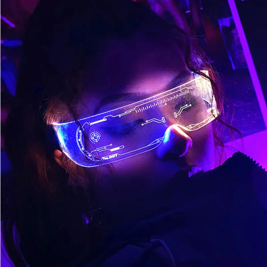 Lunettes de Soleil LED pour Soirée