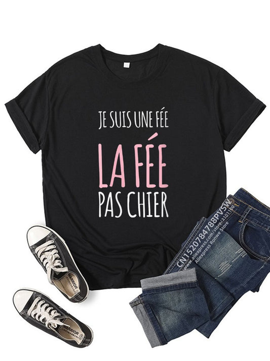 T-shirt Je suis une fée, la fée pas chier