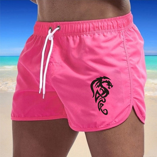 Short motif tribal en forme de lion