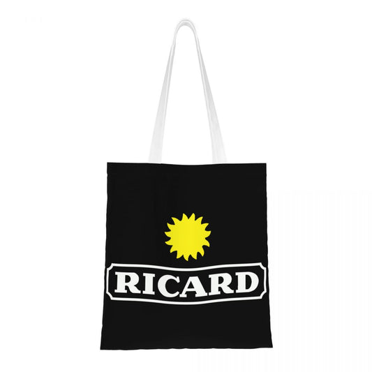 Totebag Ricard retro jaune et noir