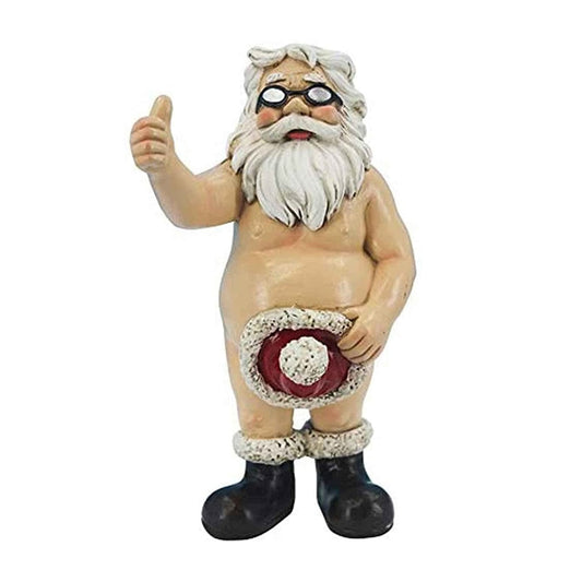 Figurine père noël beauf nu
