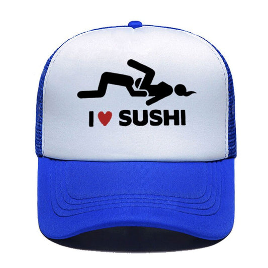 Casquette beauf | I love SUSHI bleu