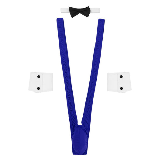 Costume Sexy Borat - Élégance Beauf Assurée ! bleu