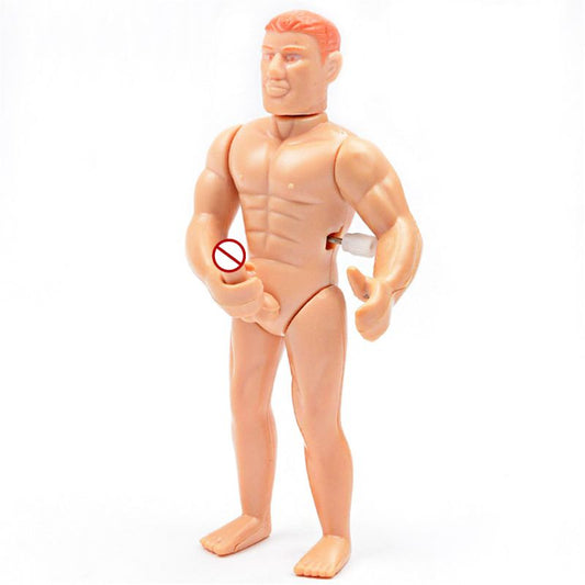 Figurine beauf | Homme nu se masturbe