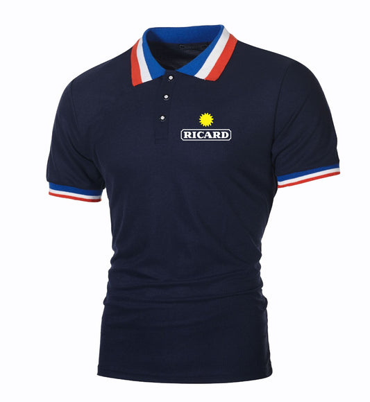 Polo Ricard Stylé Beauf bleu