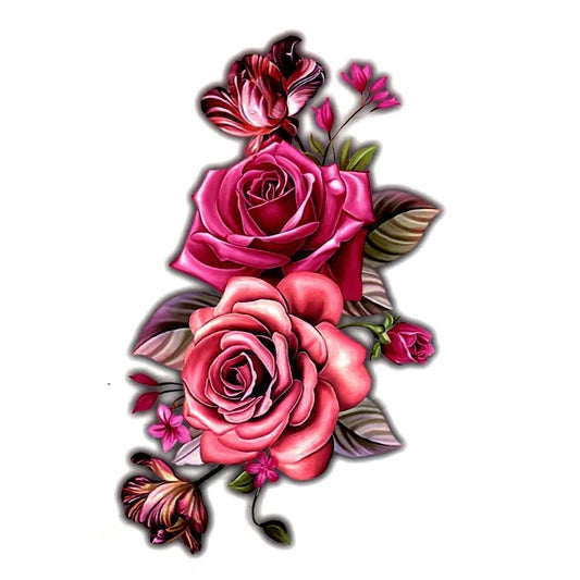 Tatouage Temporaire Rose Beauf