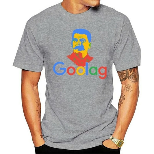 T-shirt 'GOOLAG' homme gris