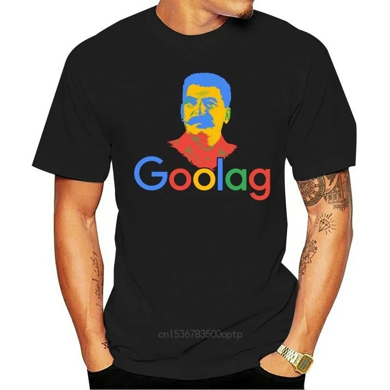 T-shirt 'GOOLAG' noir homme