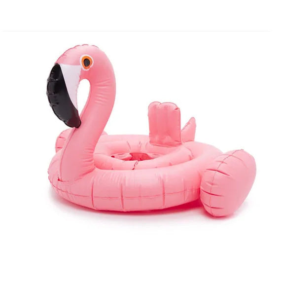 Bouée Gonflable Flamingo Mignon pour Bébé sans Ombrelle