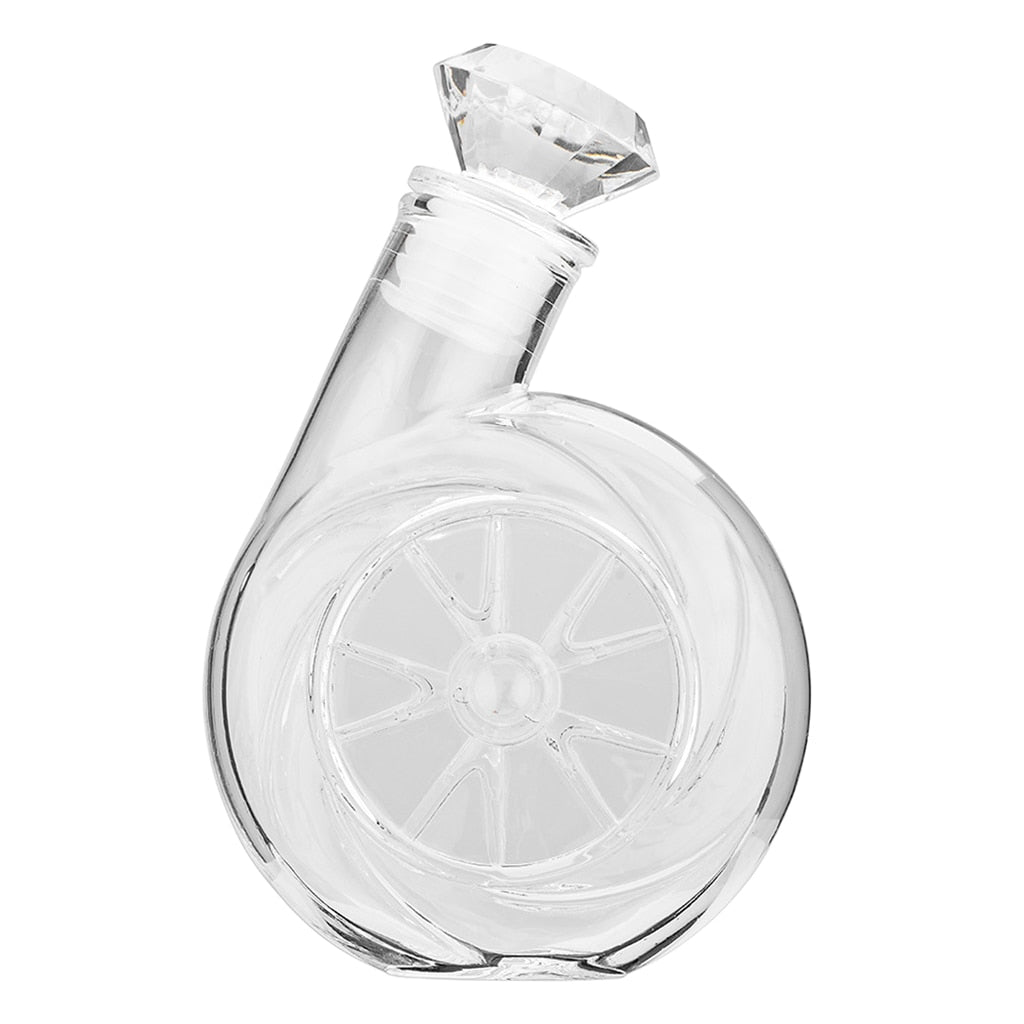 Carafe en verre en forme de pneu