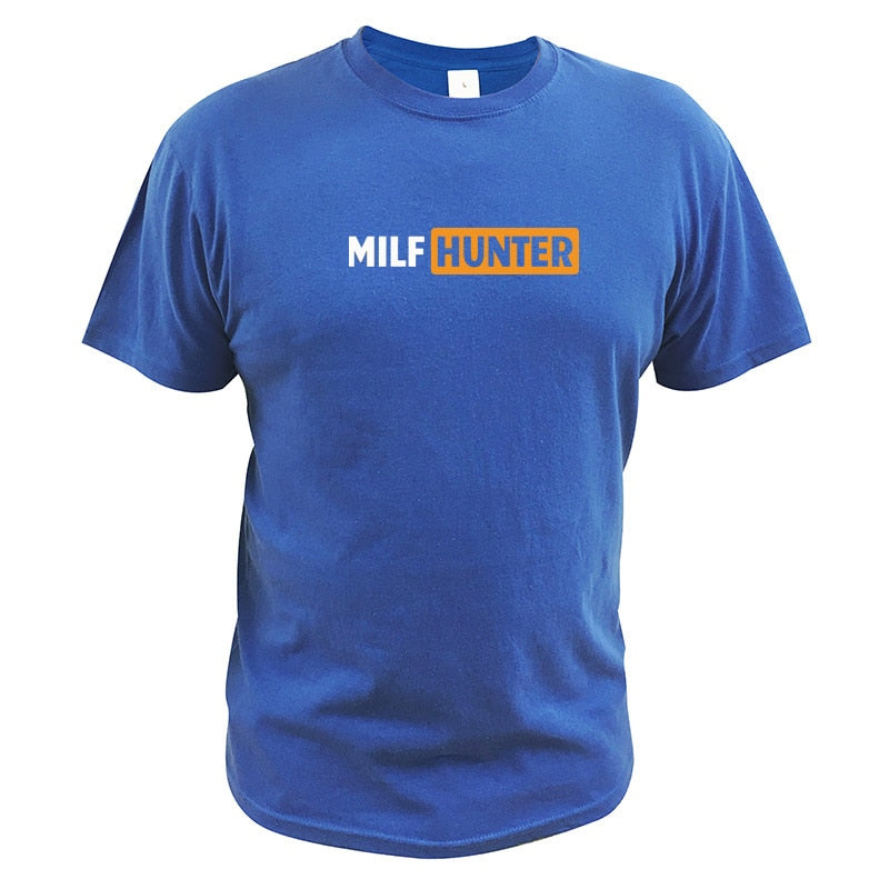  Tshirt MILF Hunter bleu