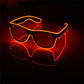 Lunettes Néon de Soirée Beauf  rouge