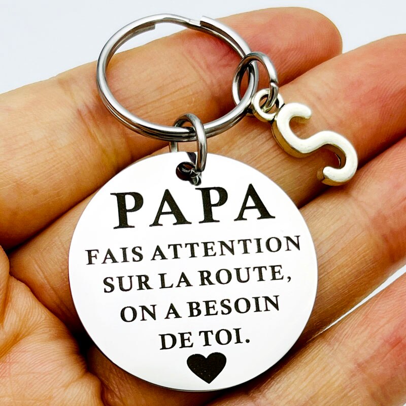 Porte clés Beauf | PAPA FAIS ATTENTION SUR LA ROUTE