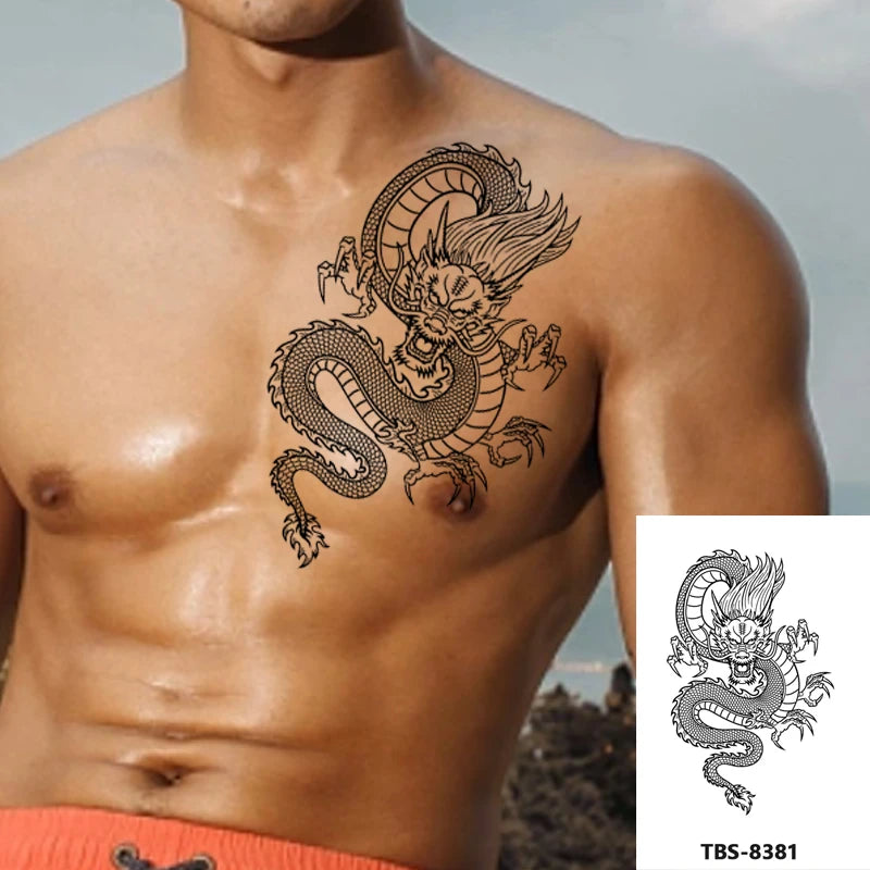 Tatouage Temporaire Dragon