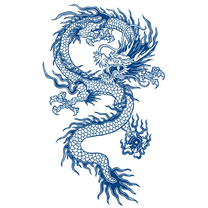 Tatouage Éphémère Dragon 