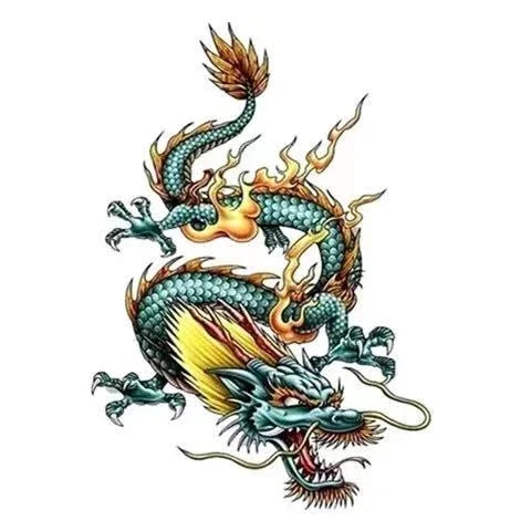 Tatouage Éphémère Dragon 