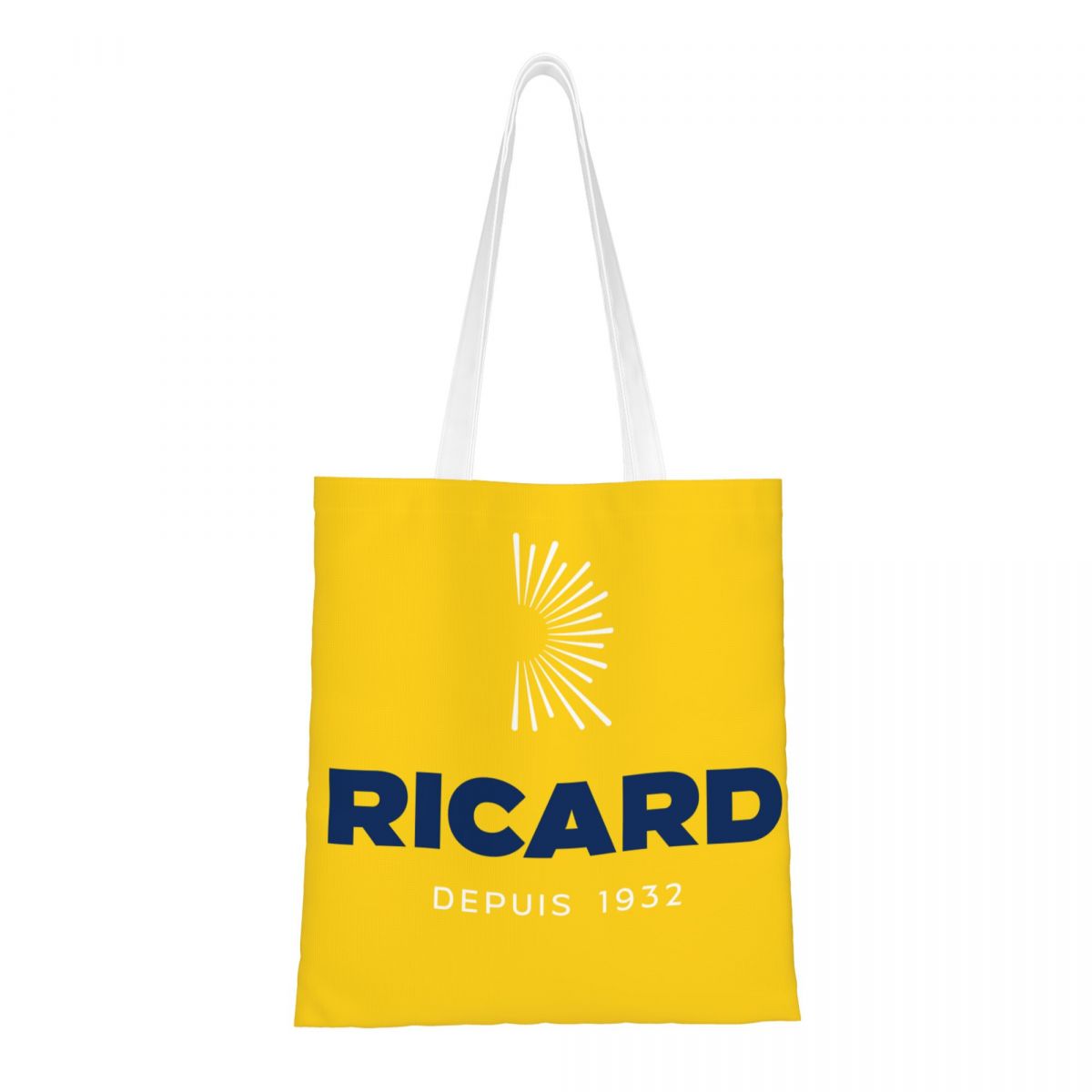 Totebag Ricard retro jaune et noir