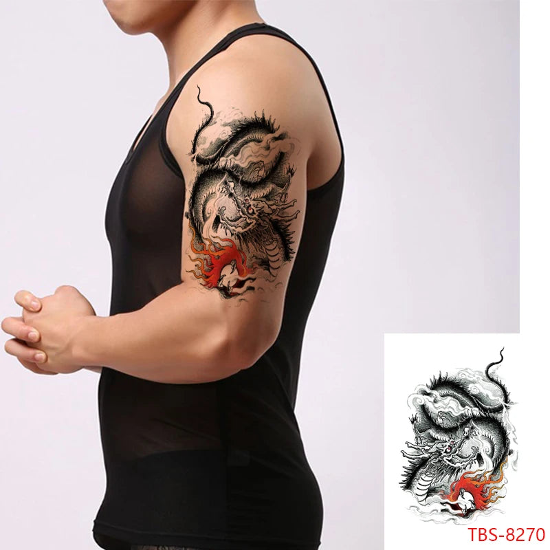 Tatouage Temporaire Dragon