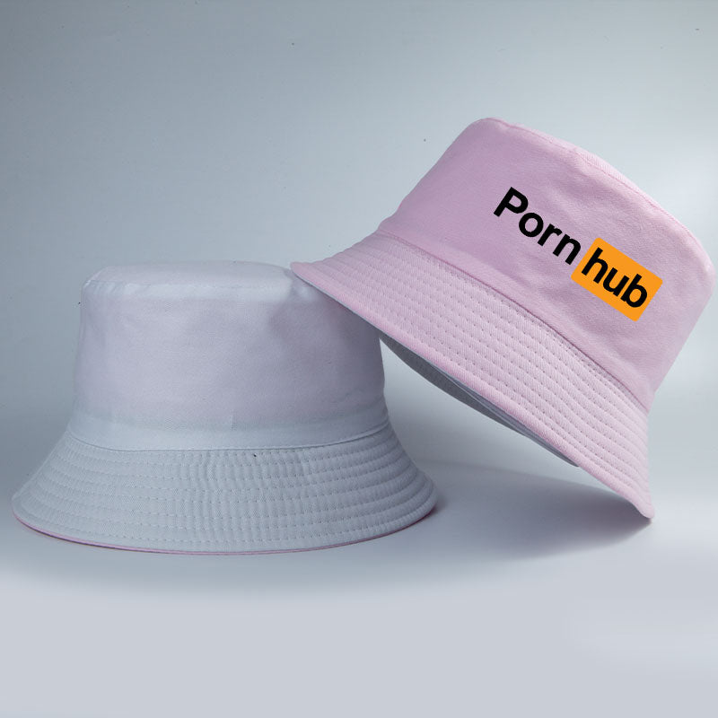 Bob PornHub réversible - chapeau d'été beauf rose