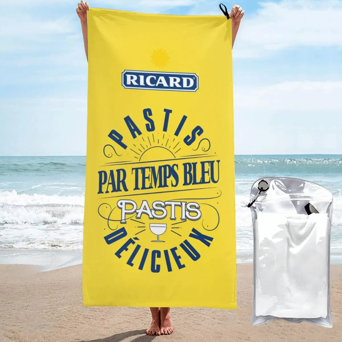 Serviette de Plage Microfibre Ricard