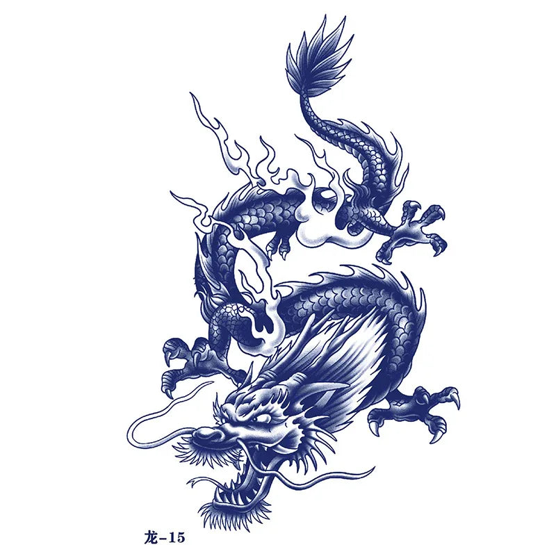 Tatouage Éphémère Dragon 