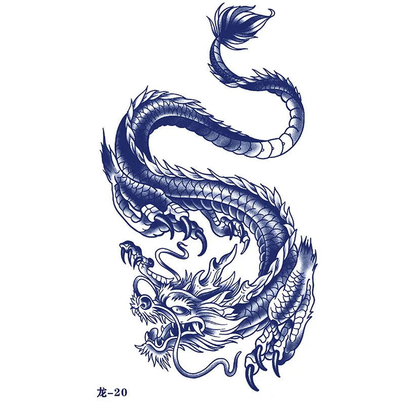 Tatouage Éphémère Dragon 