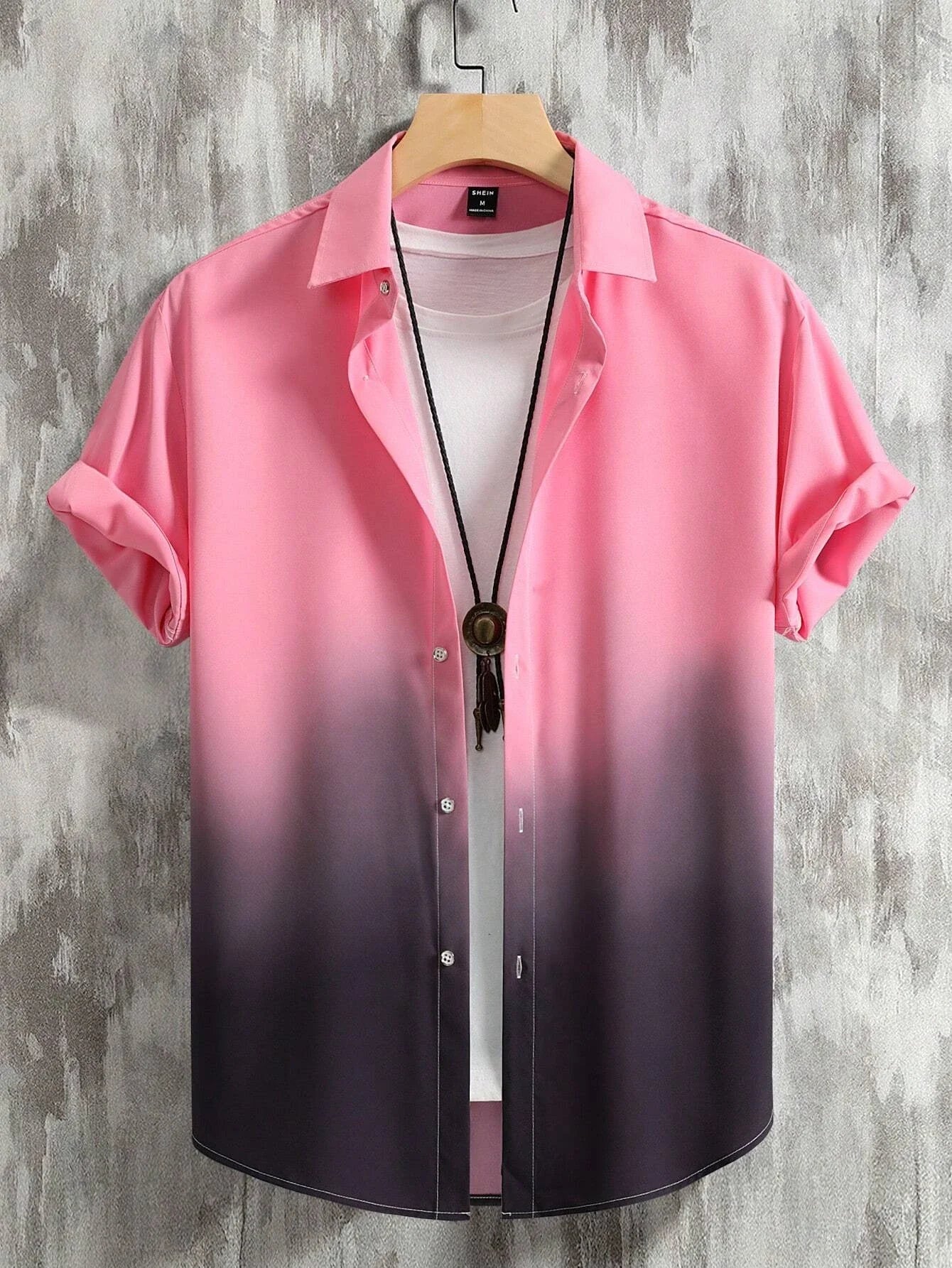 Chemise Délavée rose