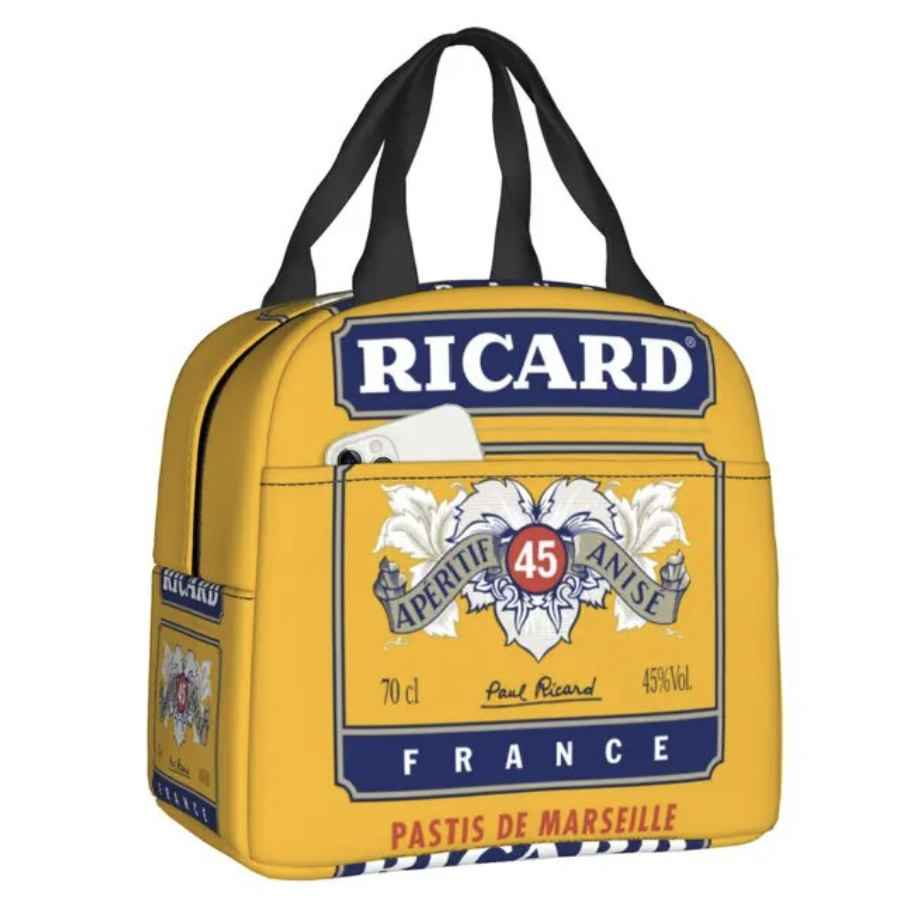 Sac Beauf | Sacoche Isotherme Ricard jaune logo