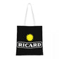 Totebag Ricard retro jaune et noir