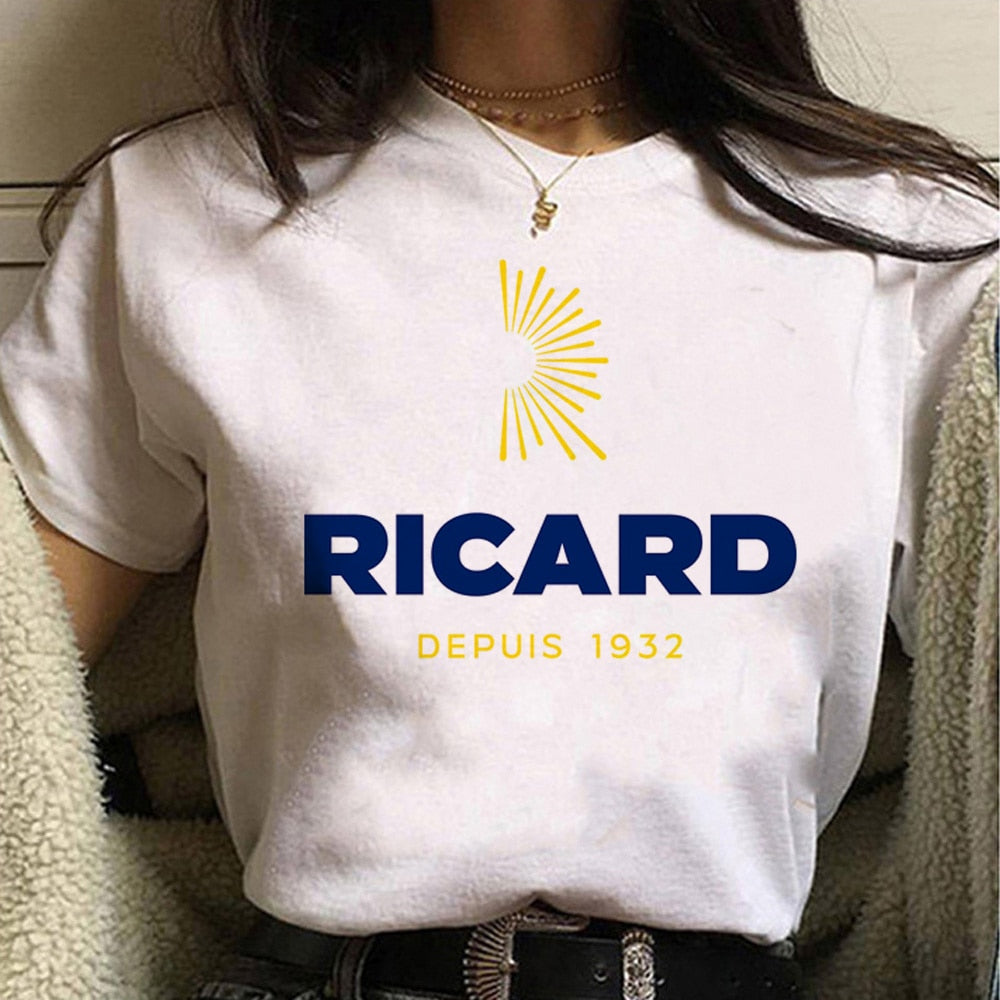 Tshirt blanc Ricard femme