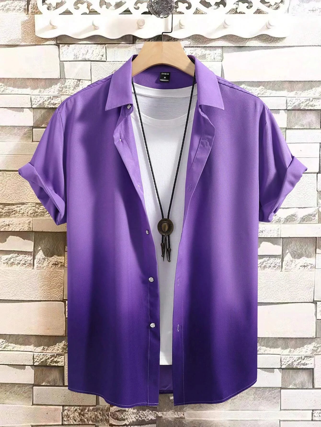 Chemise Délavée violette