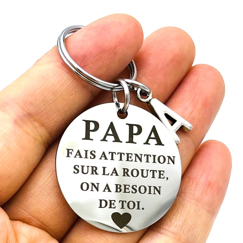 Porte clés Beauf | PAPA FAIS ATTENTION SUR LA ROUTE