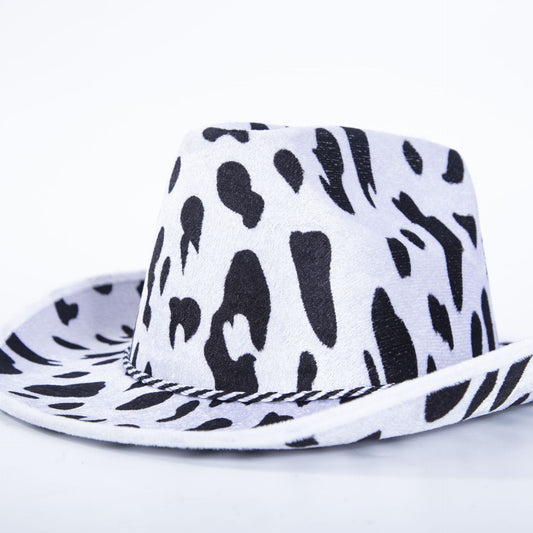 Chapeau de Cowboy noir et blanc