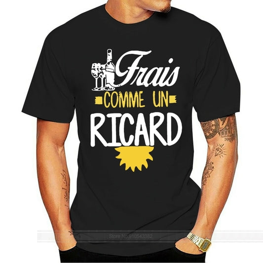 T-Shirt beauf | T-shirt Ricard "Frais comme un Ricard" noir