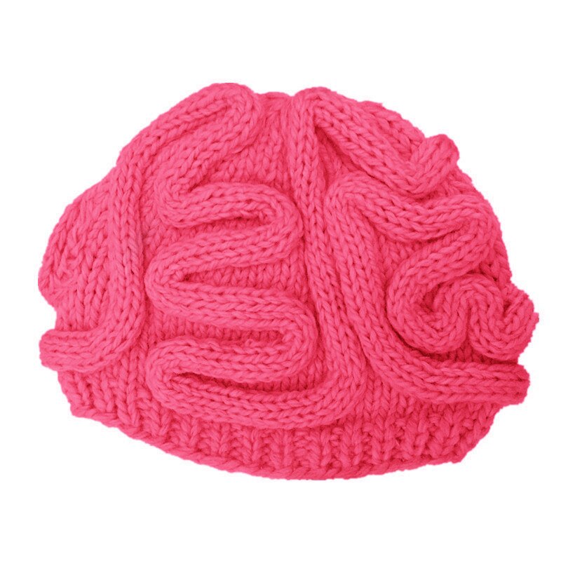 Bonnet cerveau apparent rose