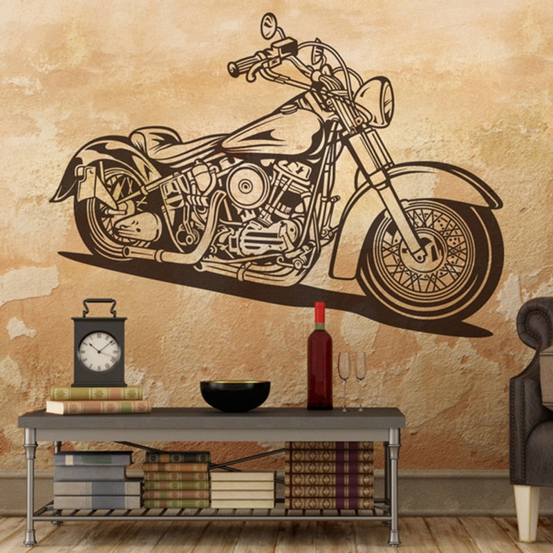 Sticker Mural Beauf | Moto Retro