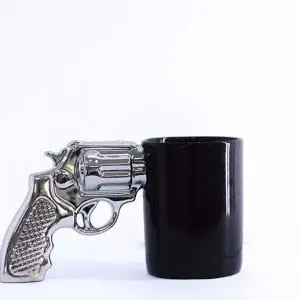 Tasse beauf | Mug pistolet et grenade