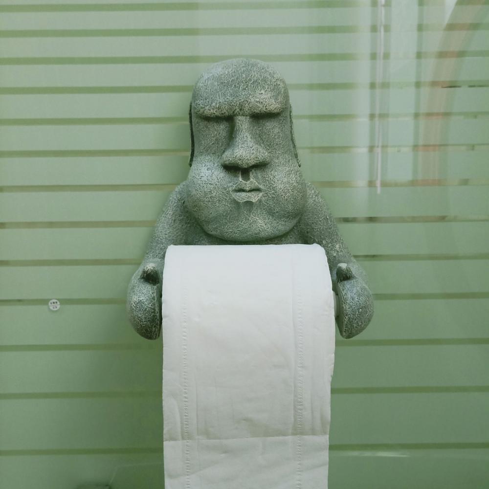 Porte Papier toilette Beauf | MOAI fait caca