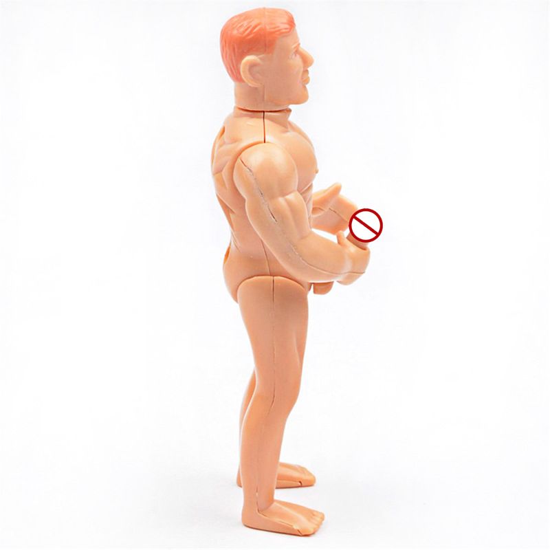 Figurine beauf | Homme nu se masturbe