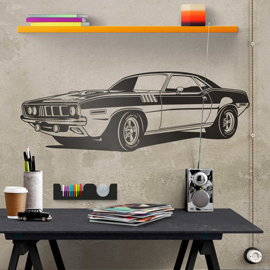 Sticker voiture beauf | Mustang