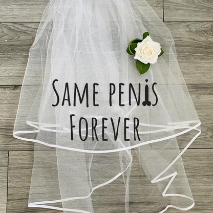 Voile de mariée beauf | Same penis forever