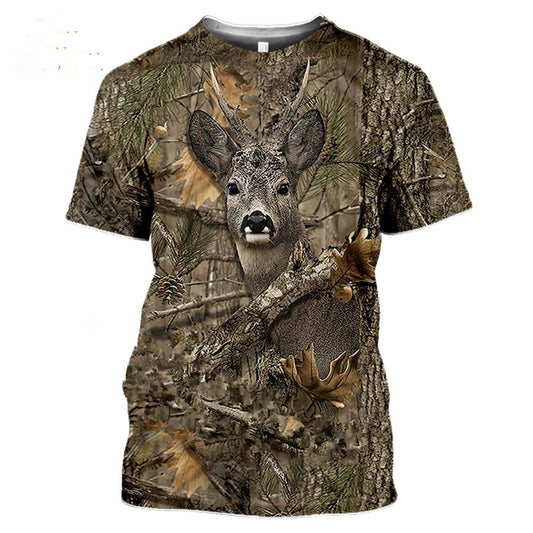 T-Shirt Beauf | Camouflage chasseur chevreuil