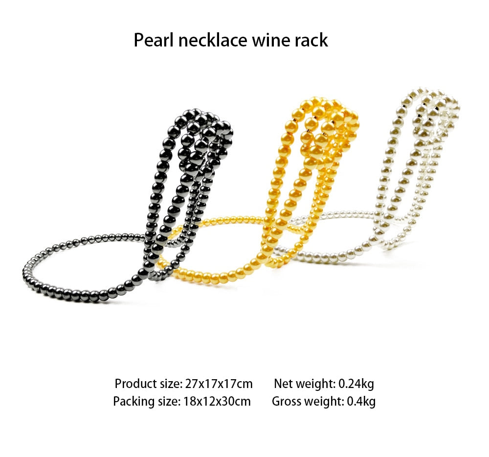 Support de bouteille de vin Beauf | Perles