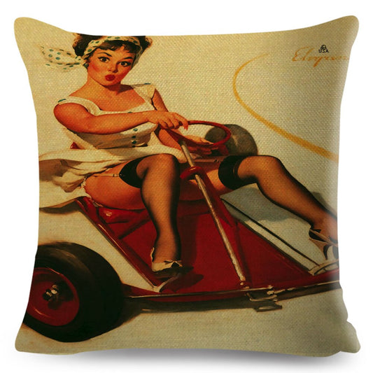 Housse de coussin Beauf | Pin up Vintage