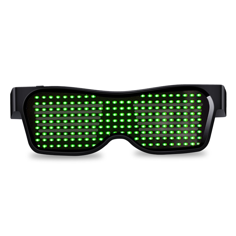 Lunettes beauf à LED vert