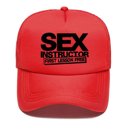 Casquette beauf | Sex Instructor rouge