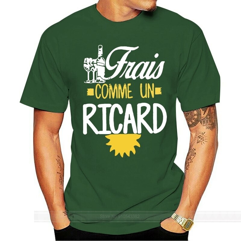 T-Shirt beauf | T-shirt Ricard "Frais comme un Ricard" vert