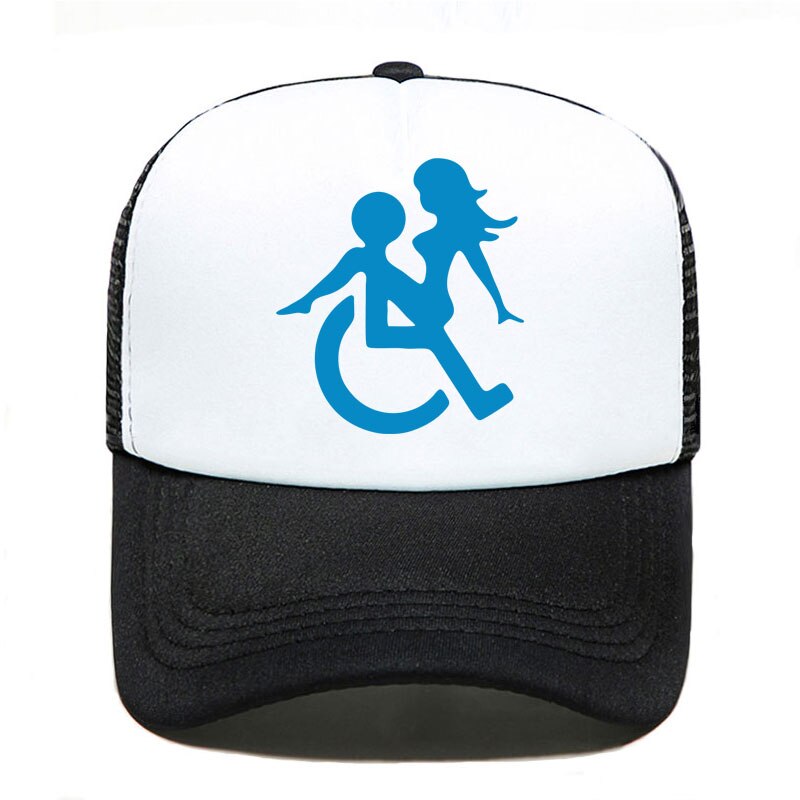 Casquette beauf | Logo handicapé noir
