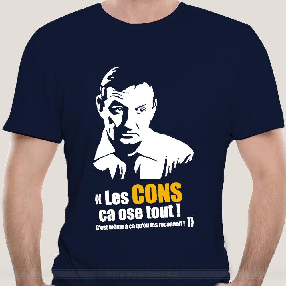 T-Shirt beauf | T-shirt "Les Cons A Ose Tout'' Les Tontons Flingueurs bleu