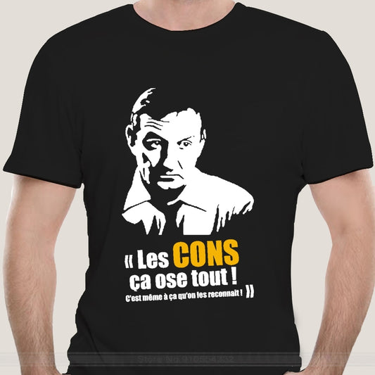 T-Shirt beauf | T-shirt "Les Cons A Ose Tout'' Les Tontons Flingueurs noir